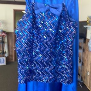 Royal Blue Top Skirt Set Prom/Bridesmaid